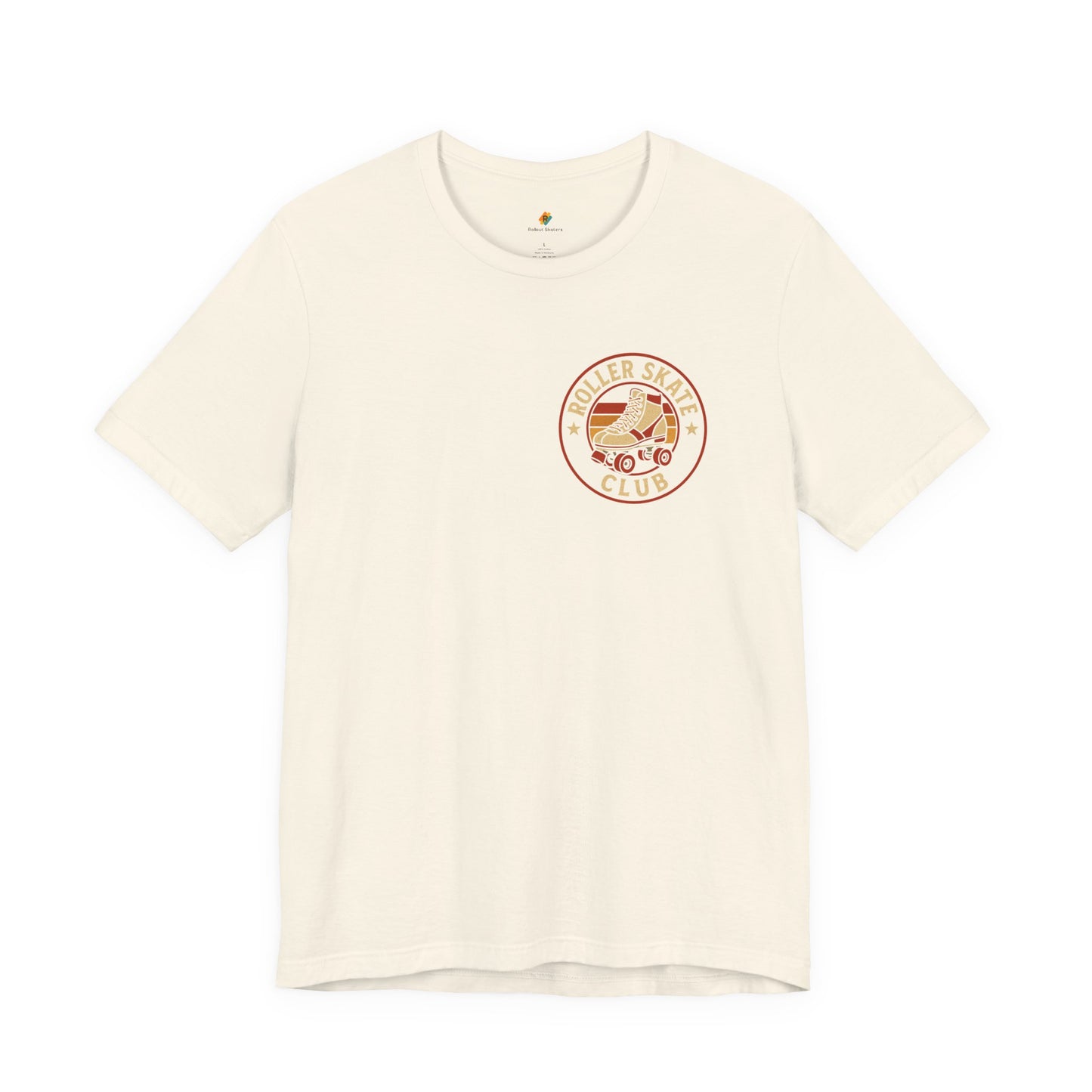 Roller Skate Club Logo - Unisex 100% Cotton T-shirt