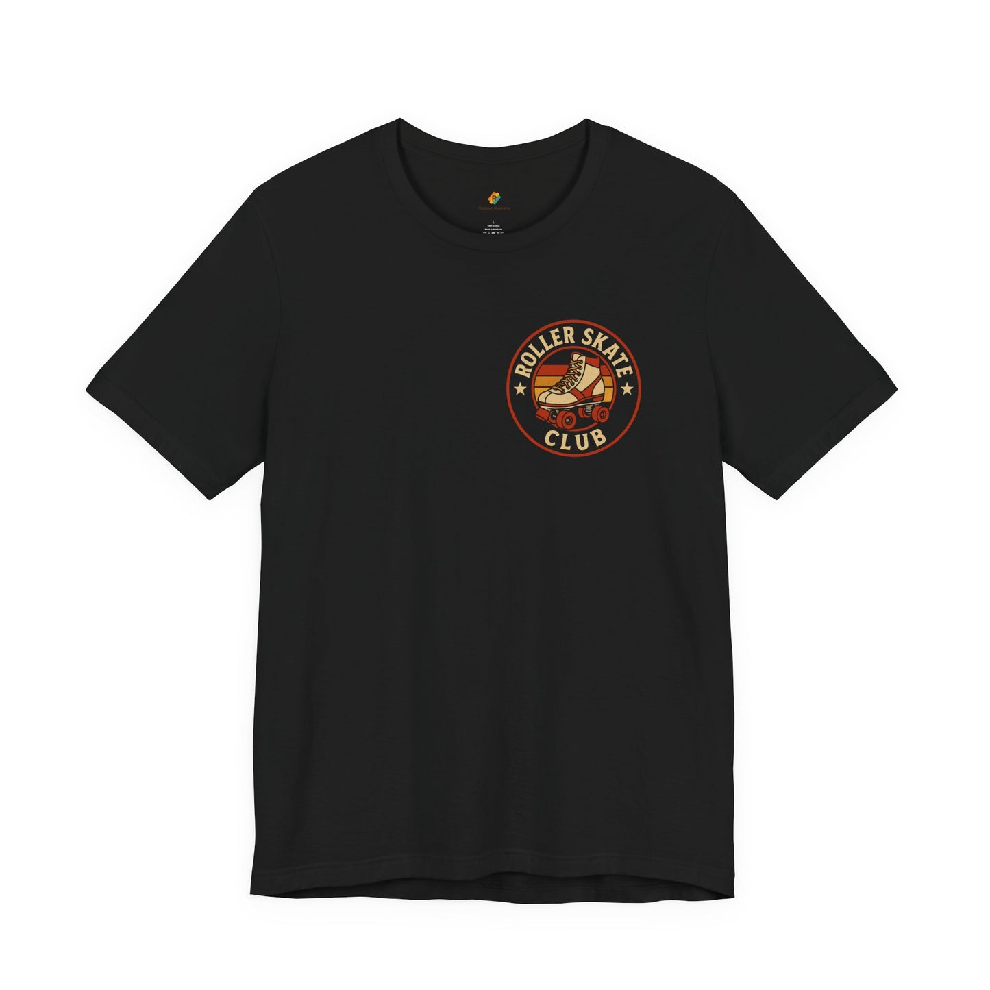 Roller Skate Club Logo - Unisex 100% Cotton T-shirt