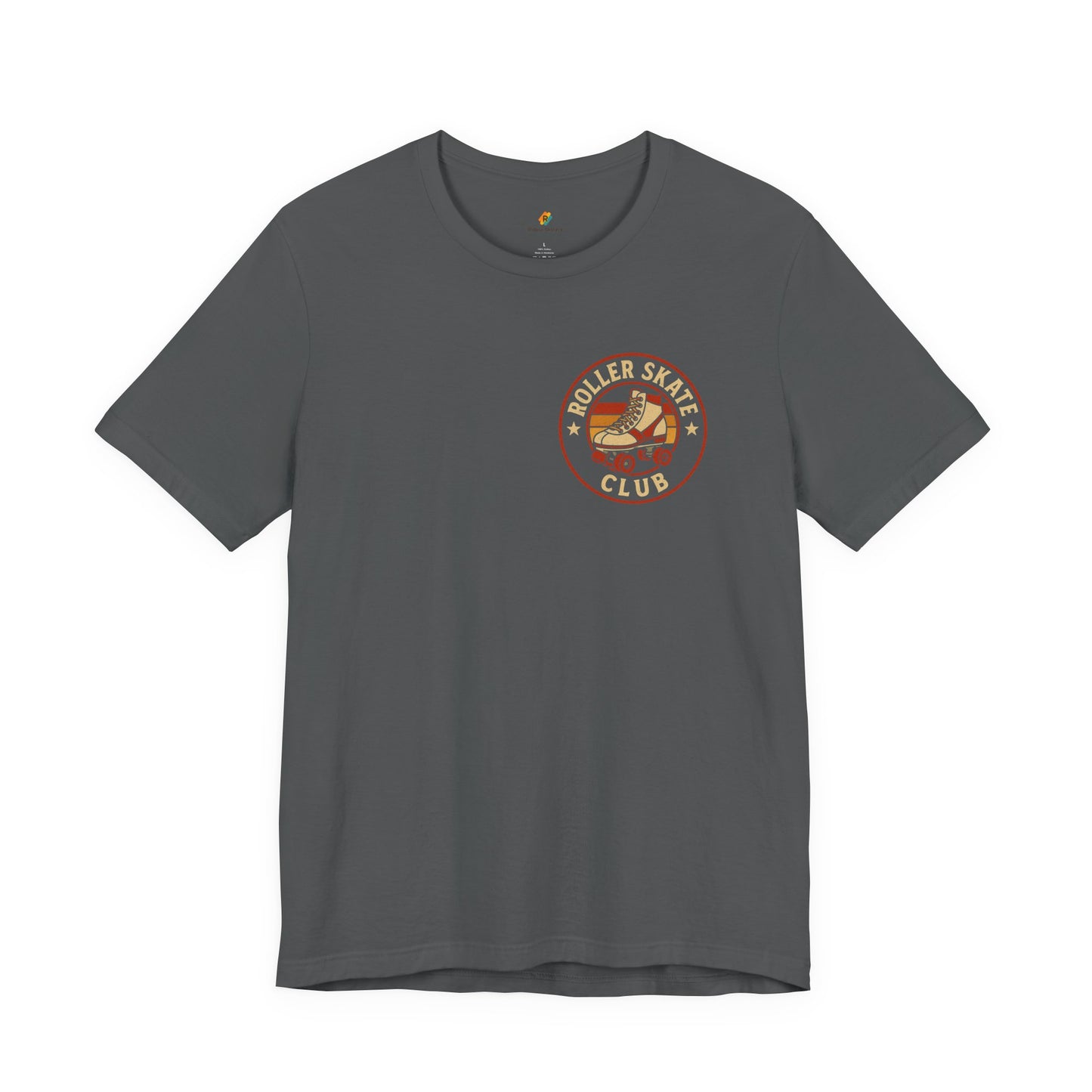 Roller Skate Club Logo - Unisex 100% Cotton T-shirt