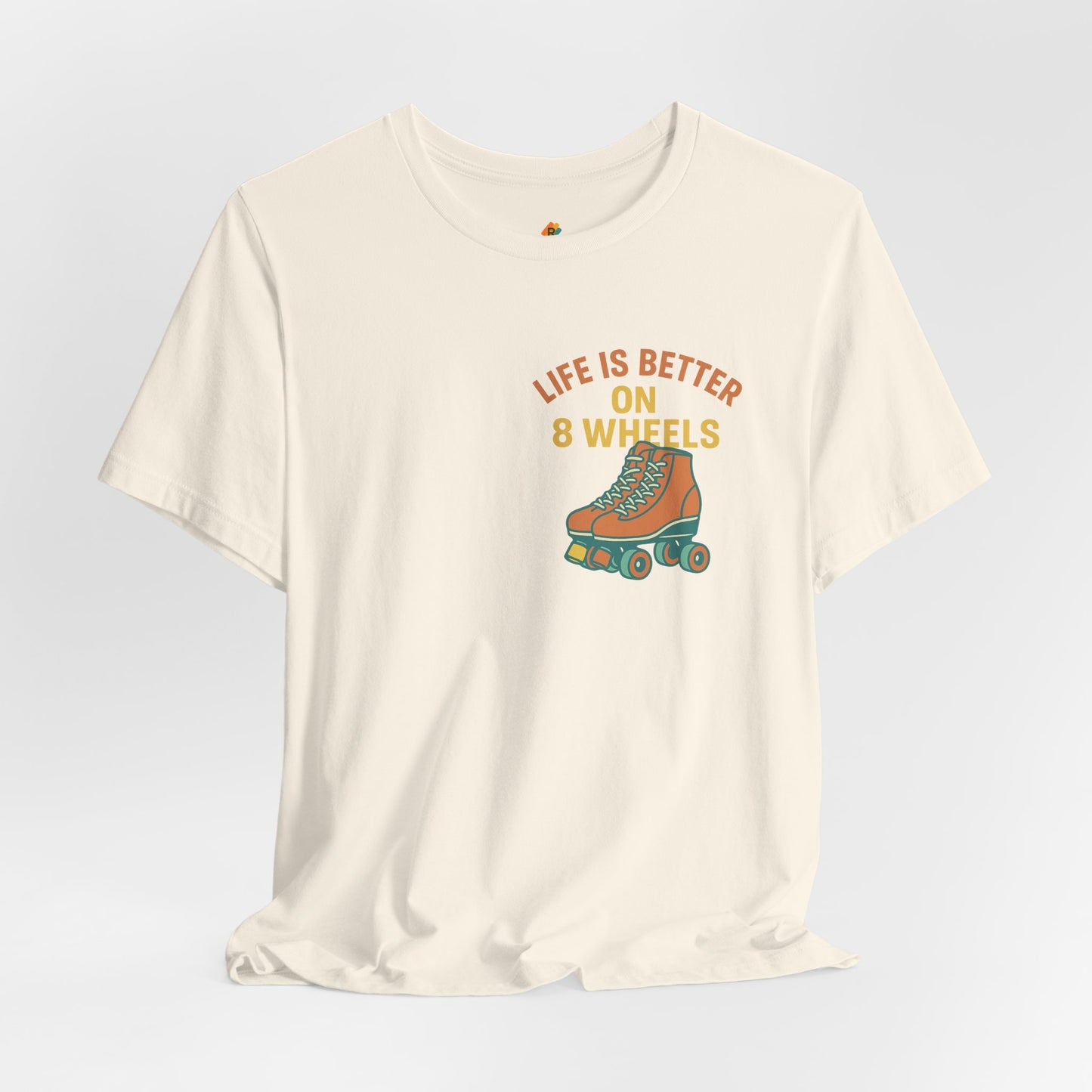 Life is Better On 8 Wheels - Unisex 100% Cotton T-shirt