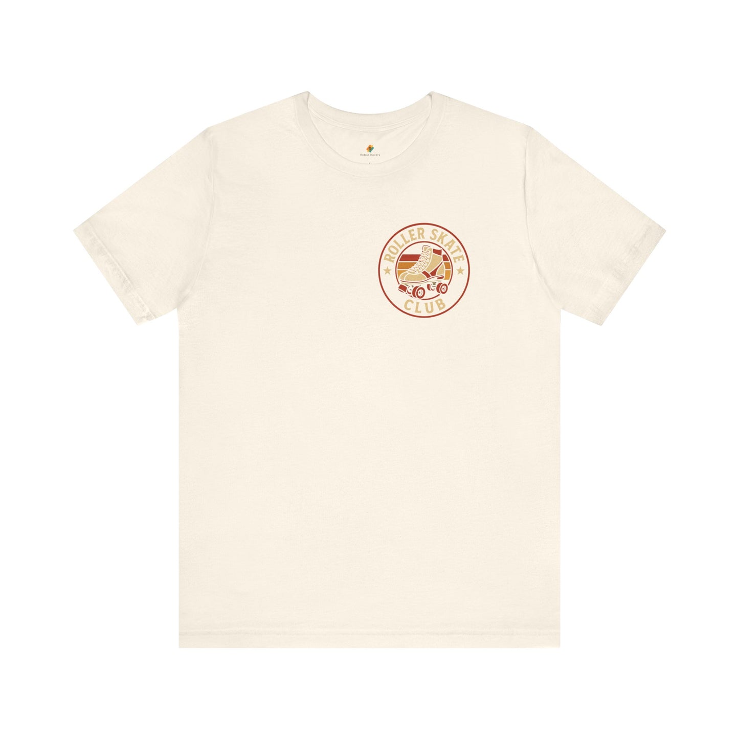 Roller Skate Club Logo - Unisex 100% Cotton T-shirt