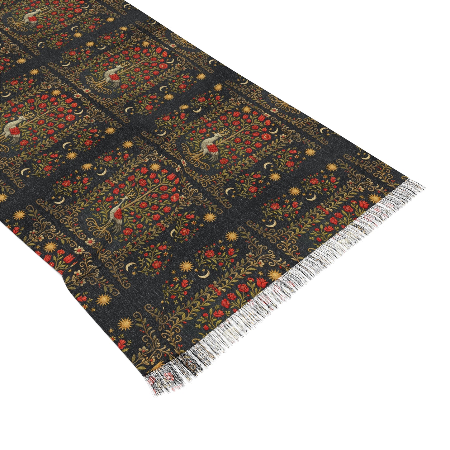 Életfa Bohemian Light Scarf, Colorful Women’s Fashion Accessory, Unique Gift for Her, Summer Scarf, Festival Wear, Artistic Wrap