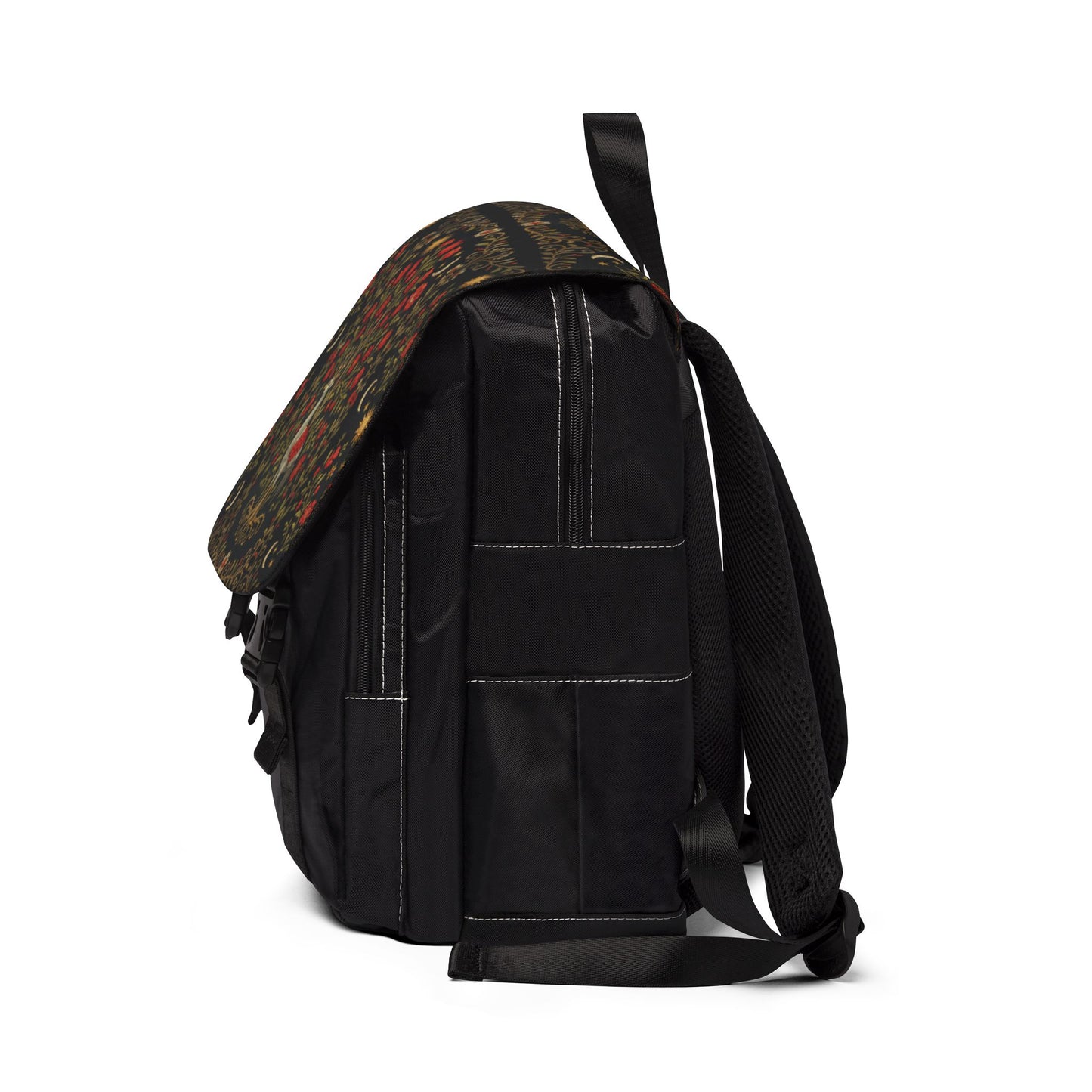 final Életfa Bohemian Floral Backpack, Stylish Shoulder Bag, Casual Daypack, Trendy Travel Backpack, Unique Gift for Nature Lovers