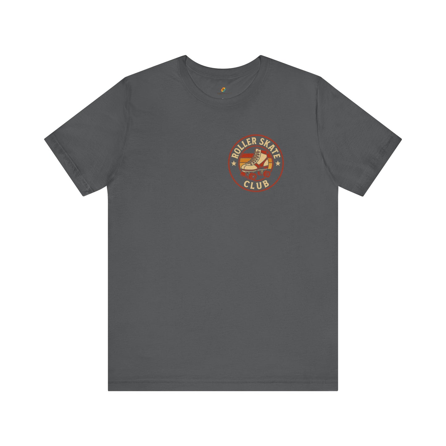 Roller Skate Club Logo - Unisex 100% Cotton T-shirt