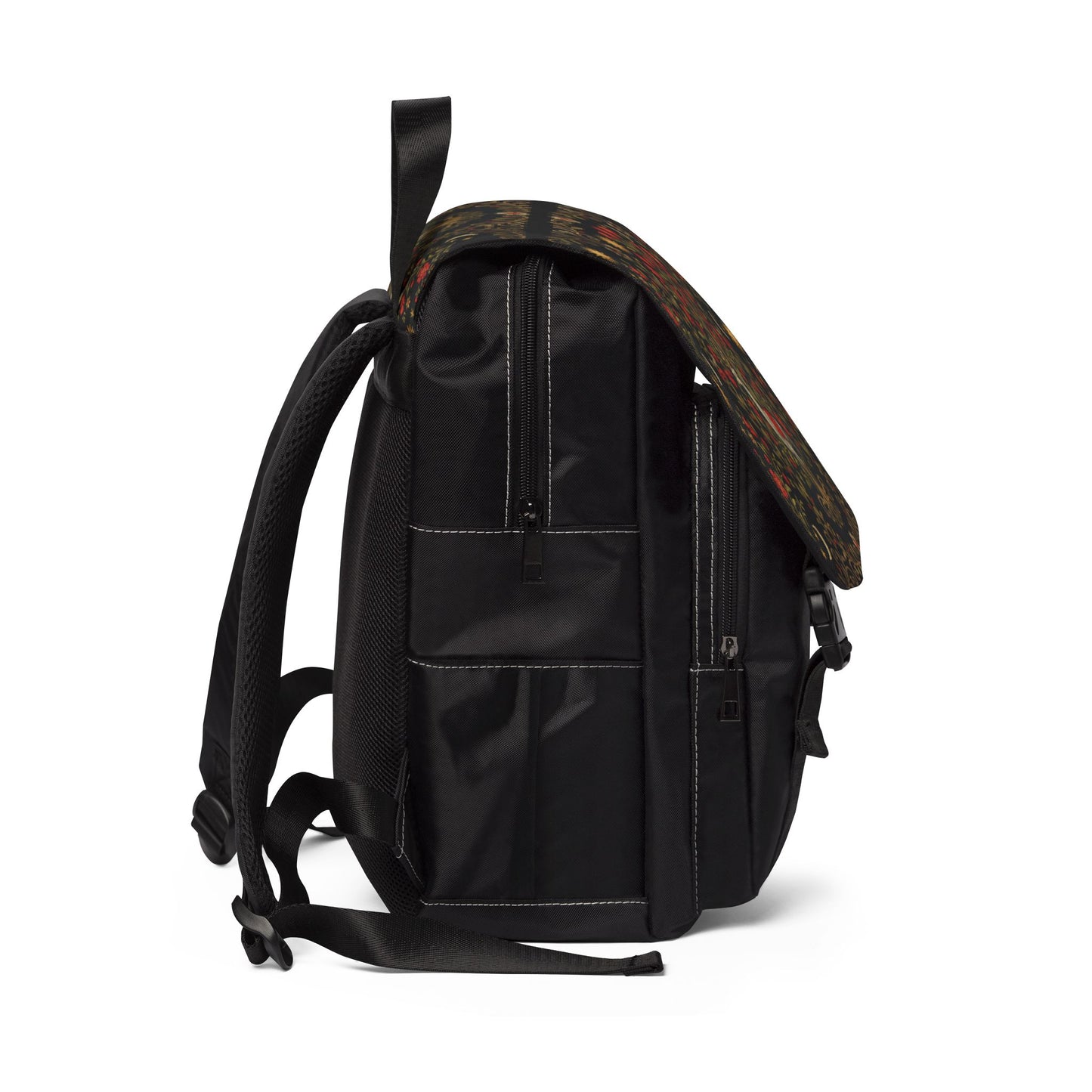 final Életfa Bohemian Floral Backpack, Stylish Shoulder Bag, Casual Daypack, Trendy Travel Backpack, Unique Gift for Nature Lovers
