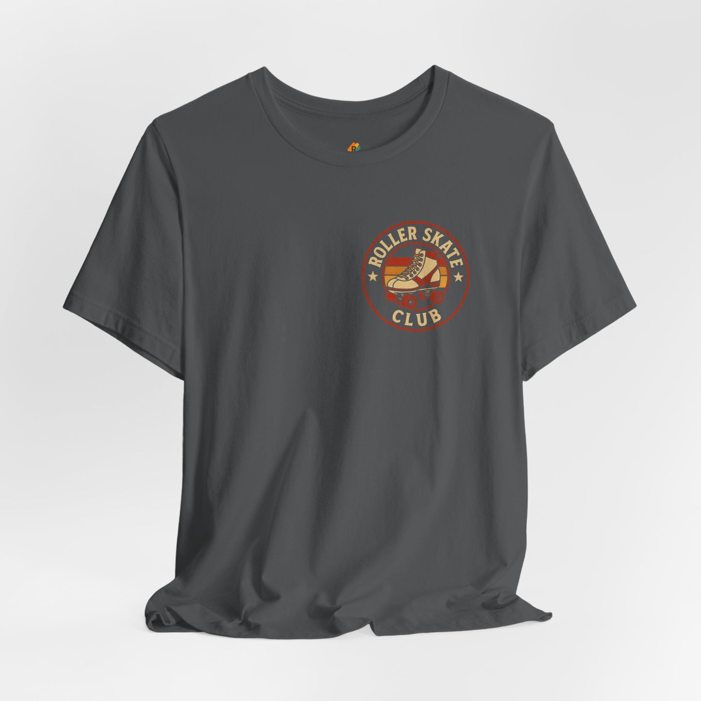 Roller Skate Club Logo - Unisex 100% Cotton T-shirt