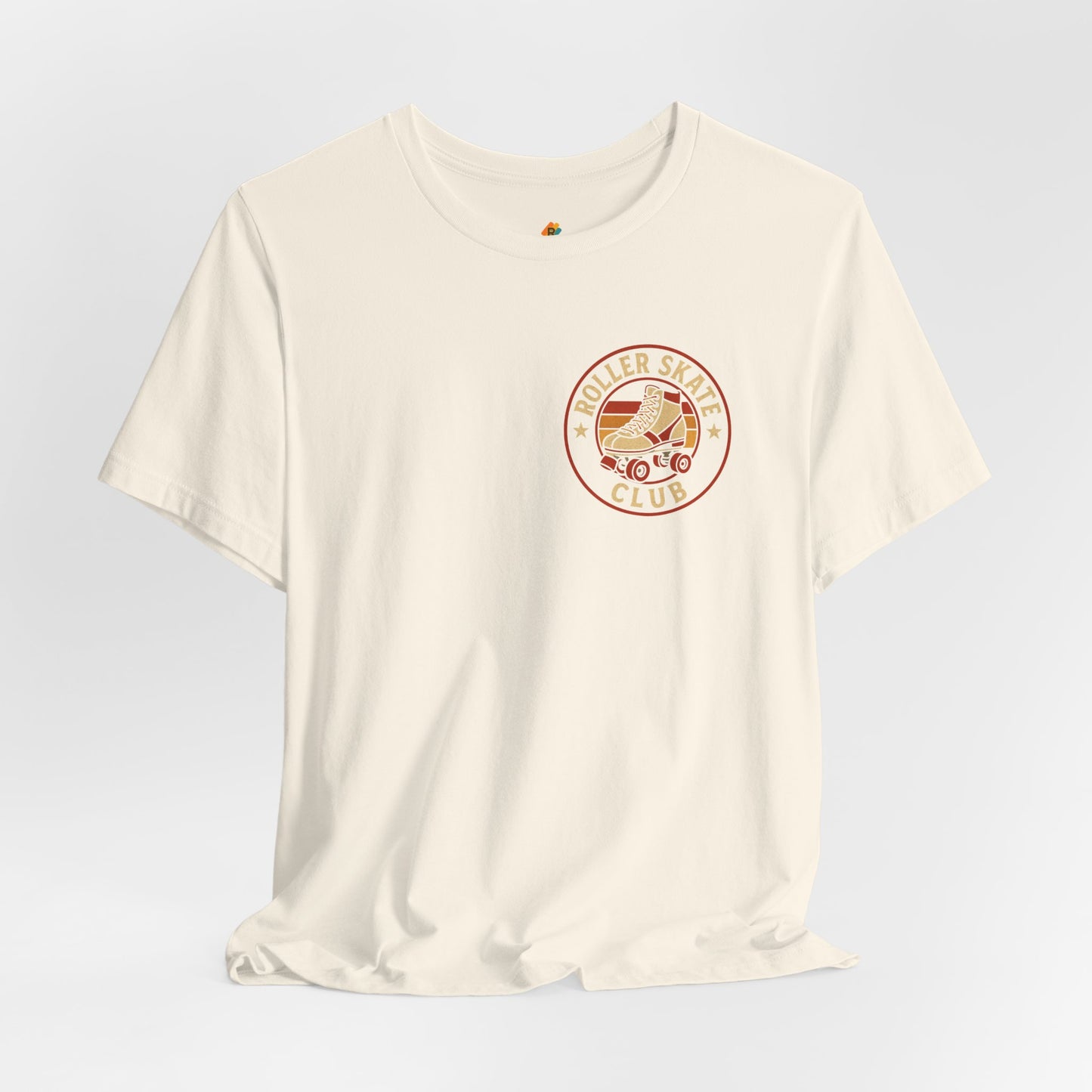 Roller Skate Club Logo - Unisex 100% Cotton T-shirt