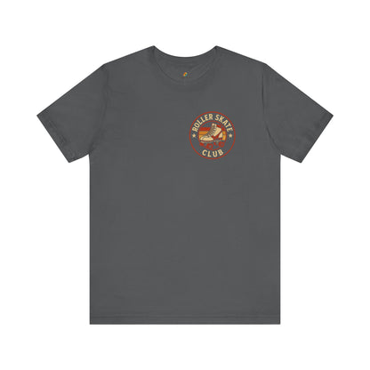 Roller Skate Club Logo - Unisex 100% Cotton T-shirt