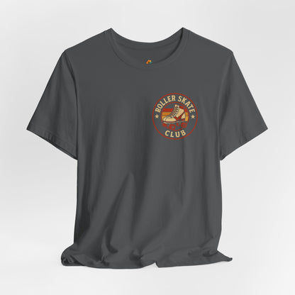 Roller Skate Club Logo - Unisex 100% Cotton T-shirt