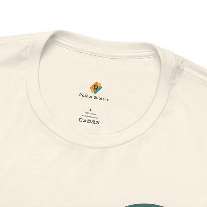 Retro Roller Skate Club Logo - Unisex 100% Cotton T-shirt